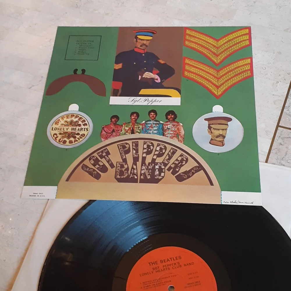 Beatles vinyl record..SGT peppers lonely hearts club band..original 1967 - Picture 12 of 16